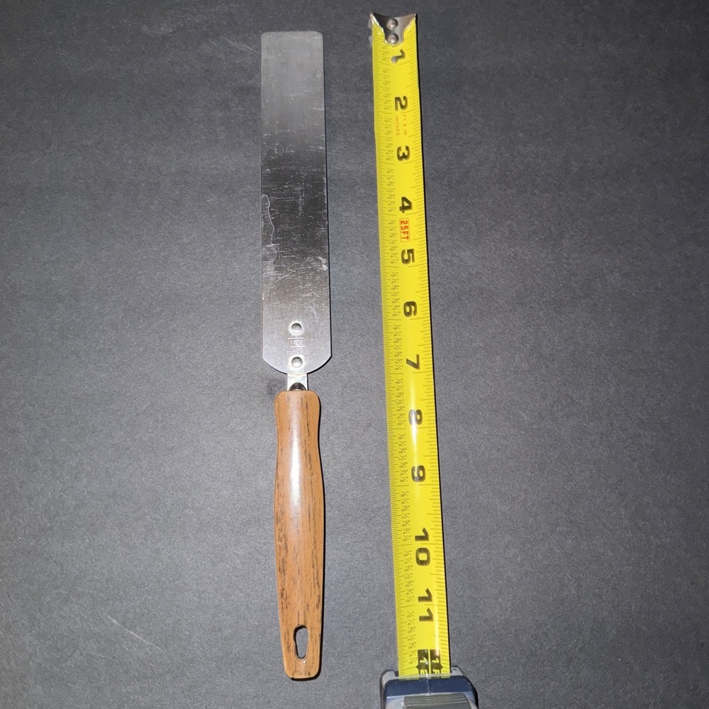 Vintage EKCO Cake Icing Frosting 12" Knife Spreader Stainless‎ Steel USA Retro